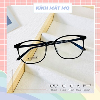 Gọng kính nhựa dẻo lõi kim loại form vuông bầu 8244 Siêu hot - Kính Mắt Five Minutes