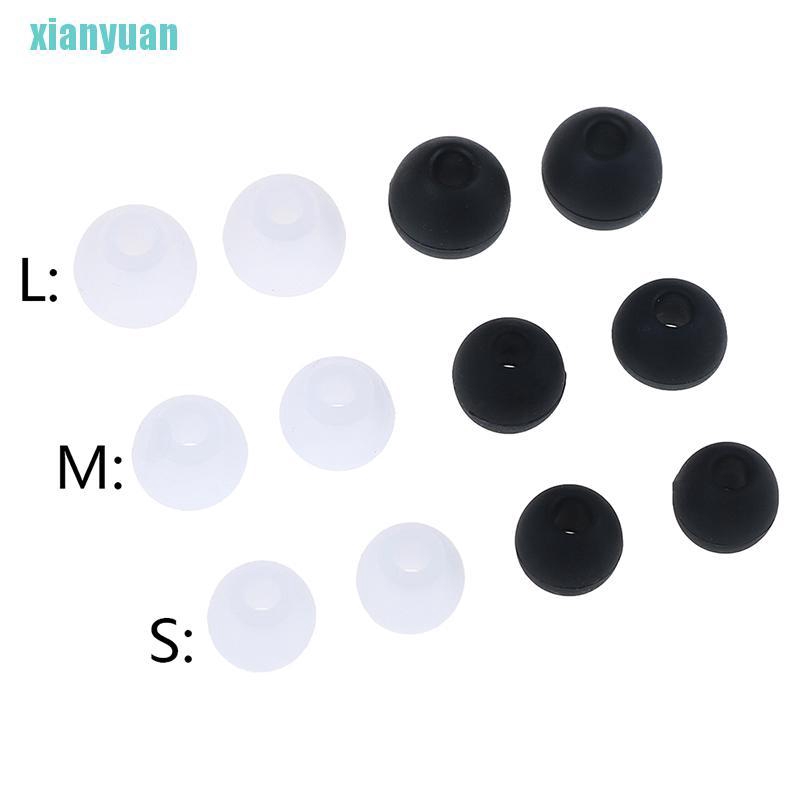 Bộ 6 Đôi Tai Nghe Cao Su Silicone Hiệu Xy 2x (s + M + L)