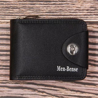 [FREE SHIP] Ví Da Nam Menbense 1 Cúc Bấm