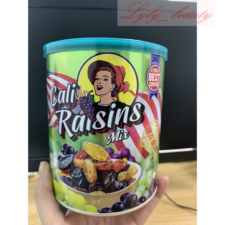 [Hàng Ngon Giá Rẻ] Nho Khô Cali Raisins Mix 300Gr - Đồ Ăn vặt Nhập Khẩu Từ Mỹ