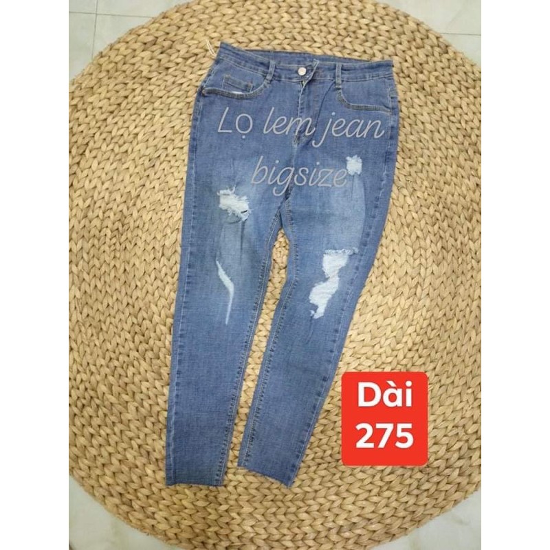 Jean nữ bigsize 32-36/đại 60kg - 95kg