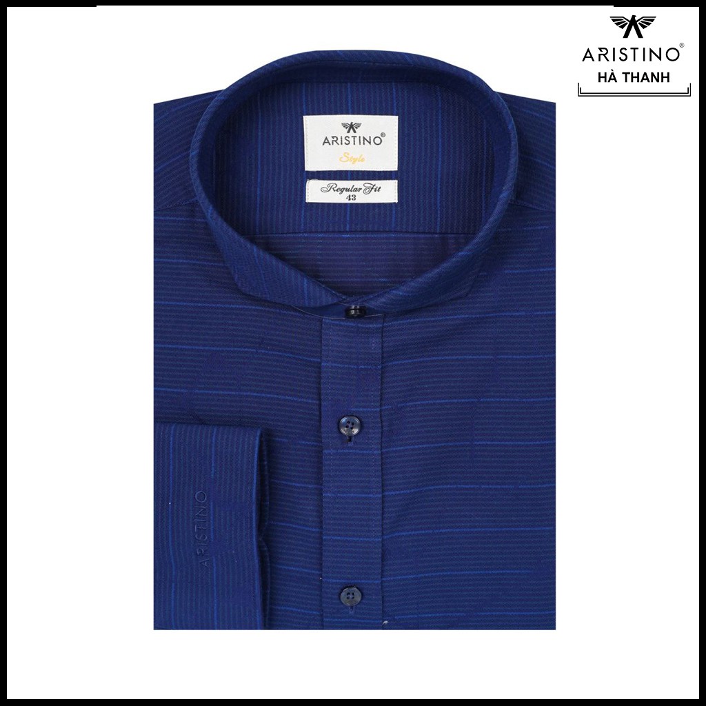 Áo Sơ  Mi Nam Aristino ALS21707 Từ Sợi Sồi Thiên Nhiên Regular 38/39/41/43