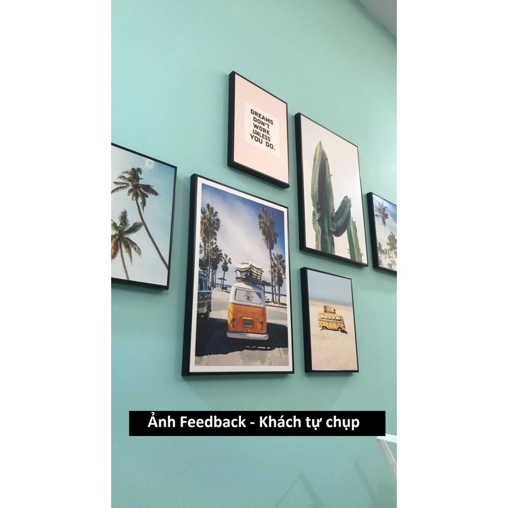 Tranh Treo Tường Canvas, Decor Phòng ngủ ⚡FREE SHIP⚡ Bộ 6 tranh giá rẻ, khung nổi, full hơn 20 mẫu | BigBuy360 - bigbuy360.vn