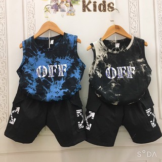 Bộ OFF loang bé trai (15-25kg)