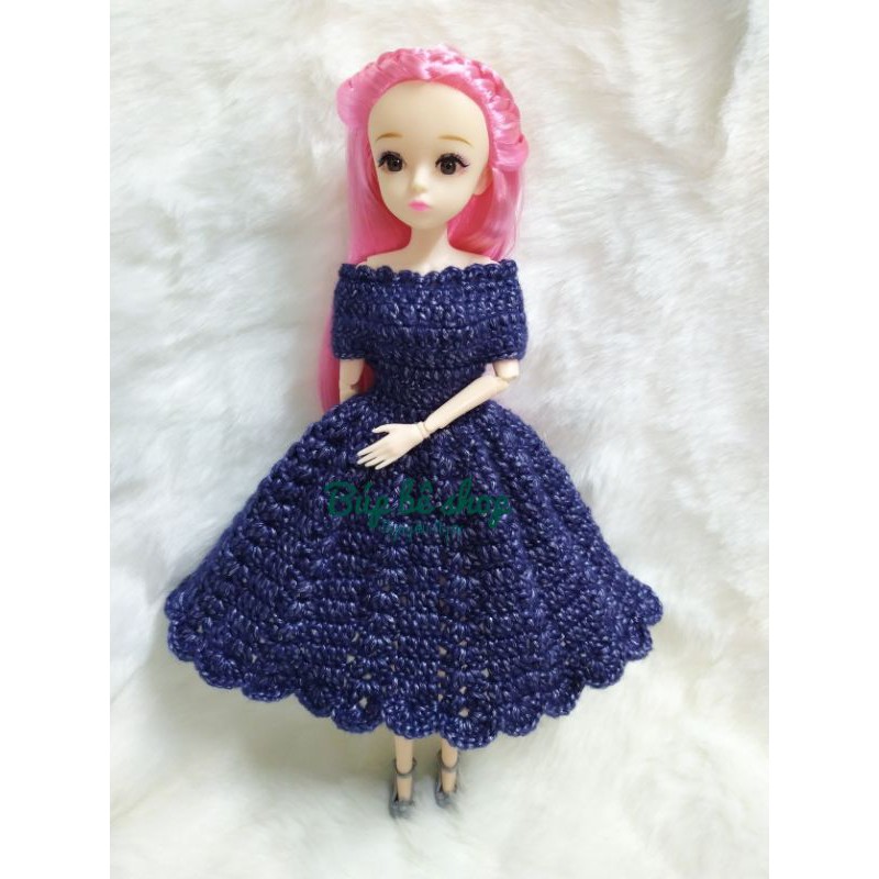 [Nhiều mẫu] Váy len cho búp bê doris, barbie, các dòng búp bê 30cm