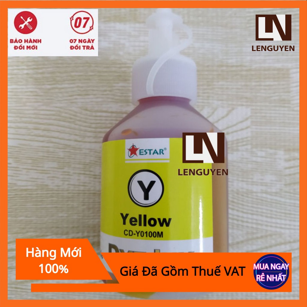 Mực in phun dùng cho máy in Canon và HP 100ml giá rẻ