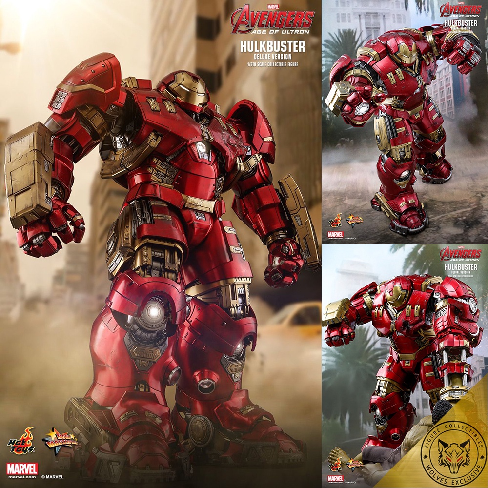 Mô hình chính hãng Hottoys MMS510: Hulkbuster (Ironman Mk44)