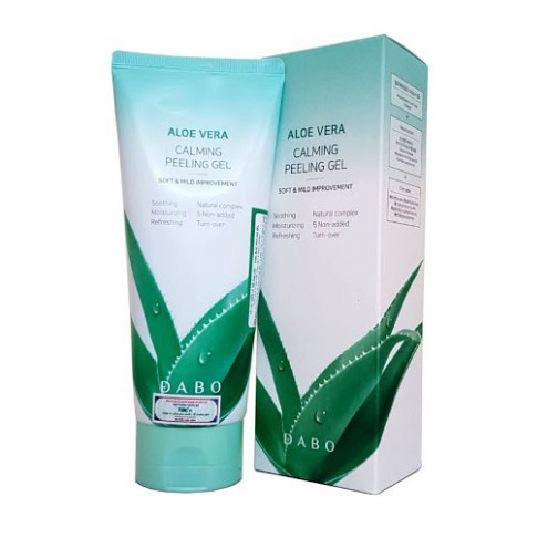 [ HÀNG CHÍNH HÃNG] Tẩy Da Chết Lô Hội Trắng Da, Mờ Thâm Xạm DABO ALOE PEELING GEL Cao Cấp Hàn Quốc 180ML