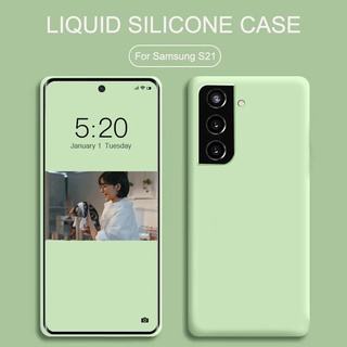 Ốp điện thoại silicon màu trơn dẻo mềm cho For Samsung Galaxy S21 Plus S20 FE 5G Ultra