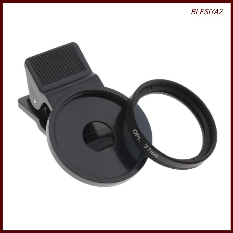 Kính Lọc Phân Cực 37mm Kèm Kẹp Chuyên Dụng Cho Lens Điện Thoại