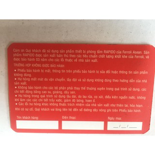 Vòi sen tắm nóng lạnh Rapido RS-01