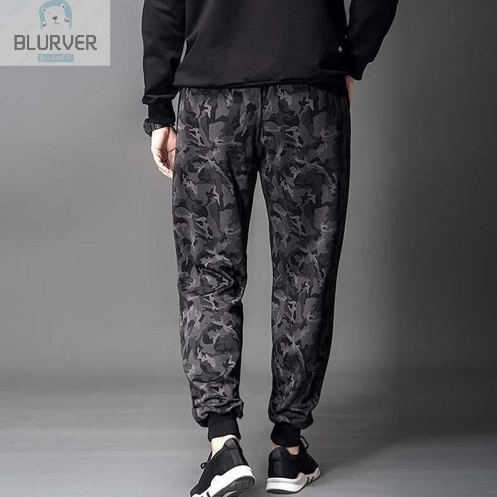 Quần jogger nam họa tiết kiểu rằn ri thời trang