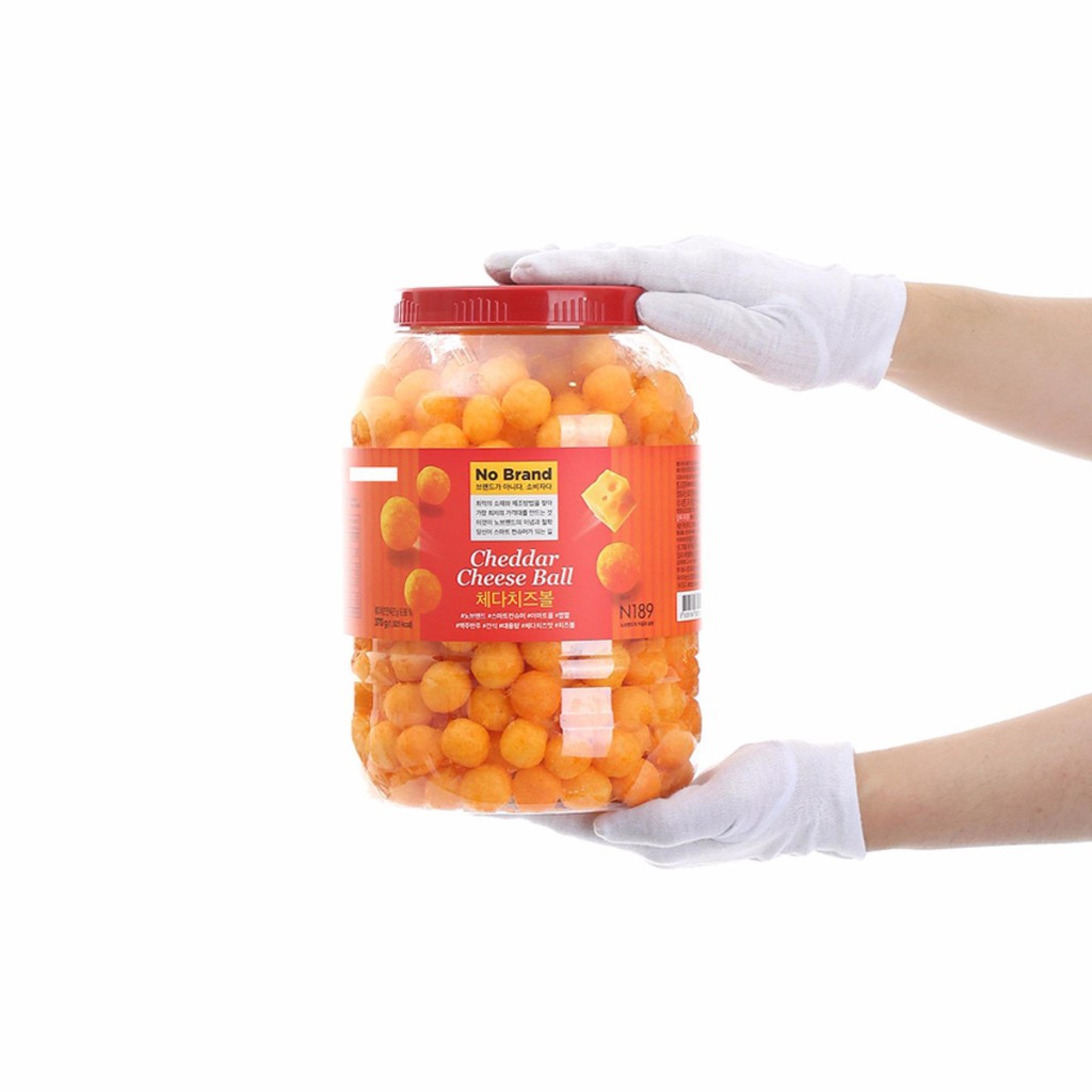 Bánh Snack Phô Mai Viên Cheddar Cheese Ball Hũ 370gr