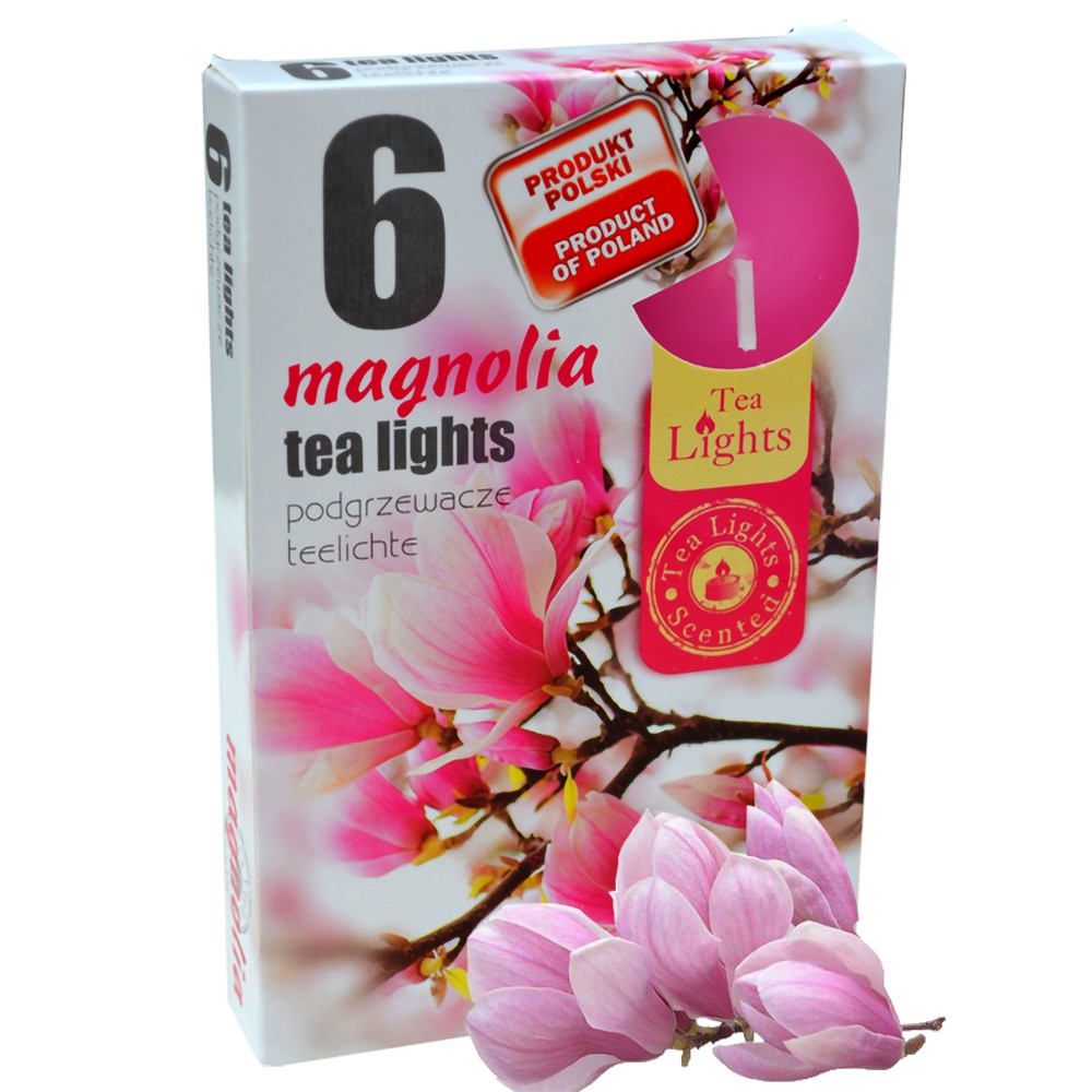 Hộp 6 nến thơm tinh dầu Tealight Admit Magnolia QT026077 - hoa mộc lan, thơm phòng, thư giãn, khử mùi, không khói