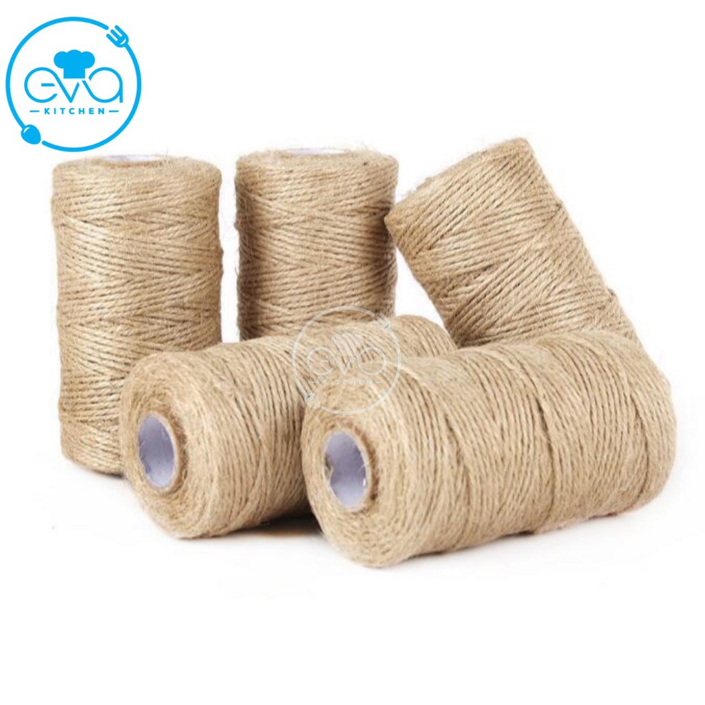 Cuộn 150 Mét Dây Bố Dây Thừng Dây Gai Trang Trí Handmade 2 mm