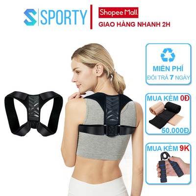Đai chống gù lưng nam nữ Posture corrector điều chỉnh tư thế SPORTY BC16