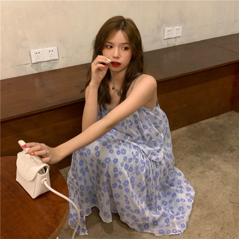 Đầm Công Chúa In Hoa Chuông Lắc Đầu Tiên Kiểu Pháp Chất Lượng Cao Mùa Hè