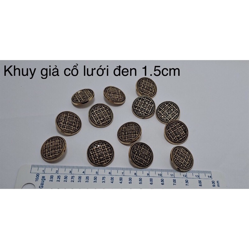 Khuy áo kiểu các loại