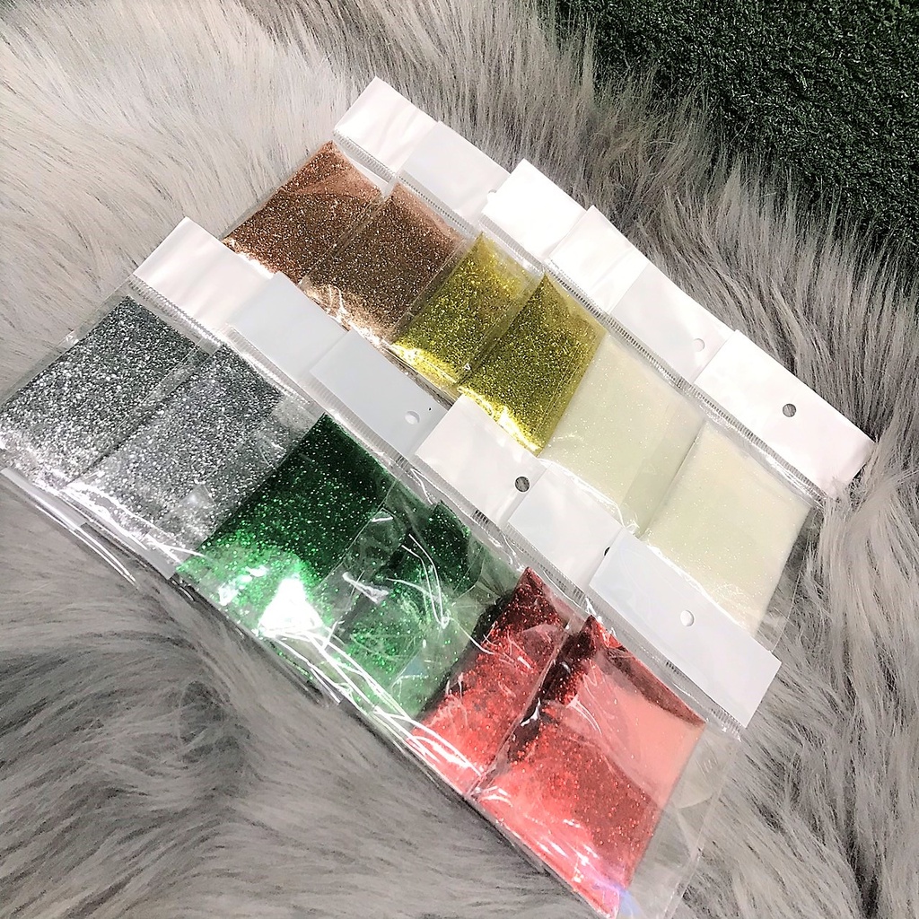 Nhũ kim tuyến bỏ bóng trong suốt túi 20g loại nhuyễn