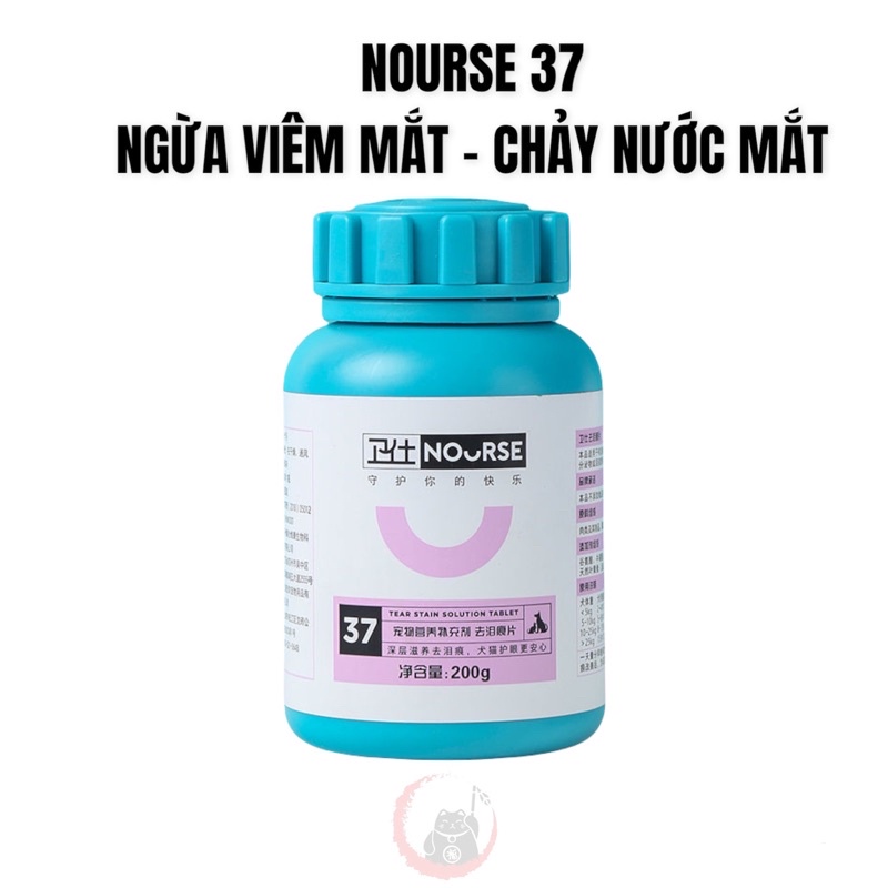 Dinh dưỡng cho mèo - Nourse 37 chống viêm &amp; chảy nước mắt