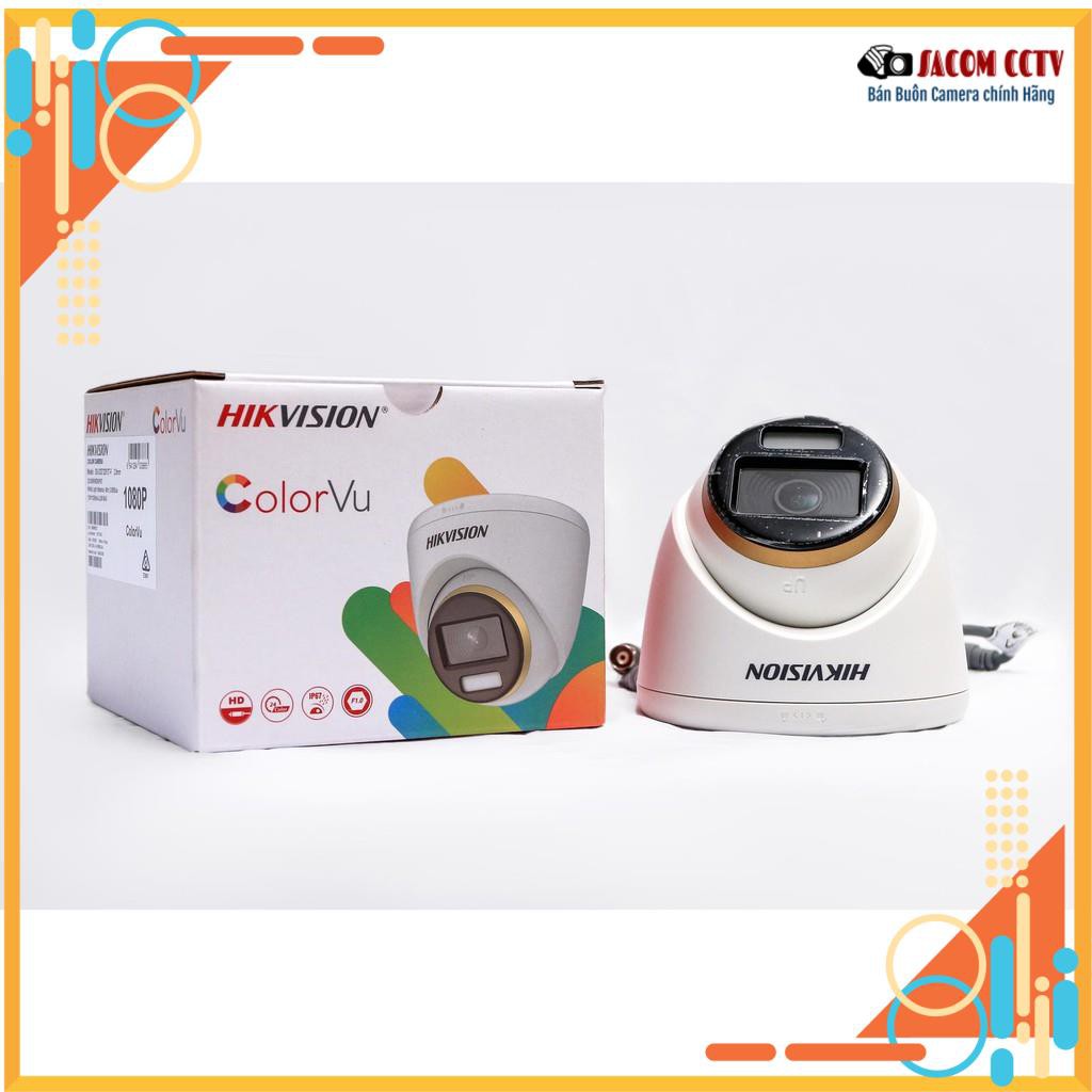 {CÓ MÀU BAN ĐÊM + MIC} Camera Hikvision bán cầu có màu ban đêm, tích hợp Micro thu âm, chống ngược sáng thực 130db