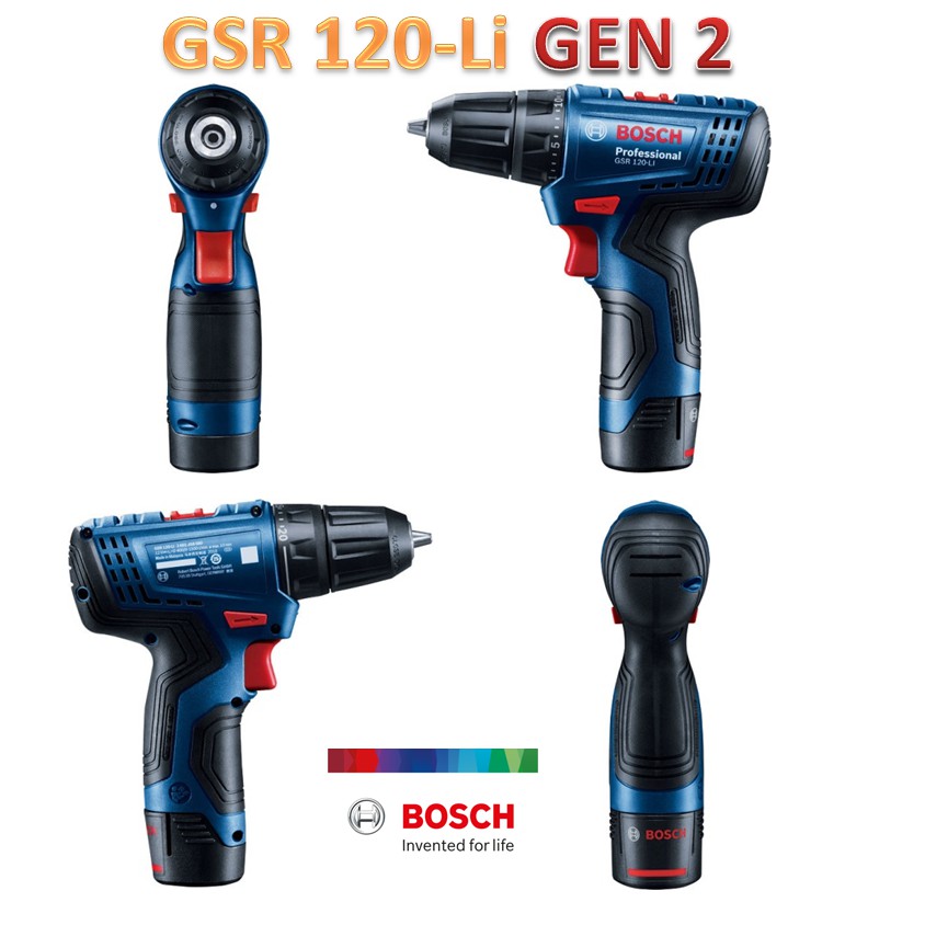 Máy khoan pin Bosch GSR 120-LI GEN II.