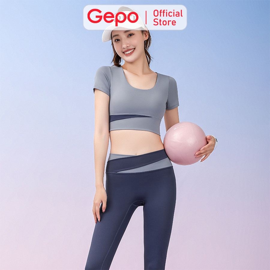 Áo Croptop Chuyên Tập Gym Yoga Có Miếng Đêm Ngực Ôm Sát Body GEPO GP206-GP214