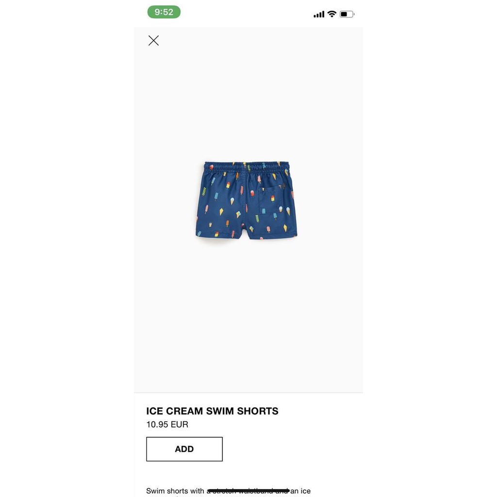 Quần bơi zara hịn hò