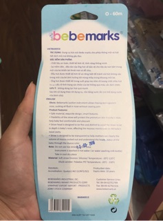 Hút mũi Bebe Marks silicon cho bé