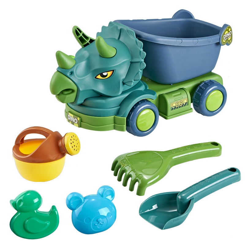 6 đồ chơi xúc cát đi biển hình khủng long ZHAN QI TOYS