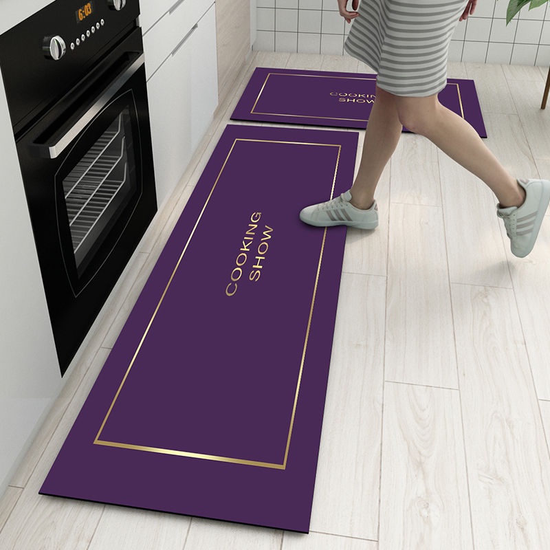 Thảm Lót Sàn Nhà Bếp Chất Liệu Mềm Mại Thấm Hút Dầu Chống Mòn Cao Cấp