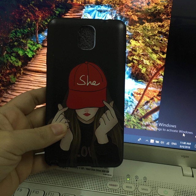Ốp lưng thời trang in hình cho Samsung Galaxy Note 3