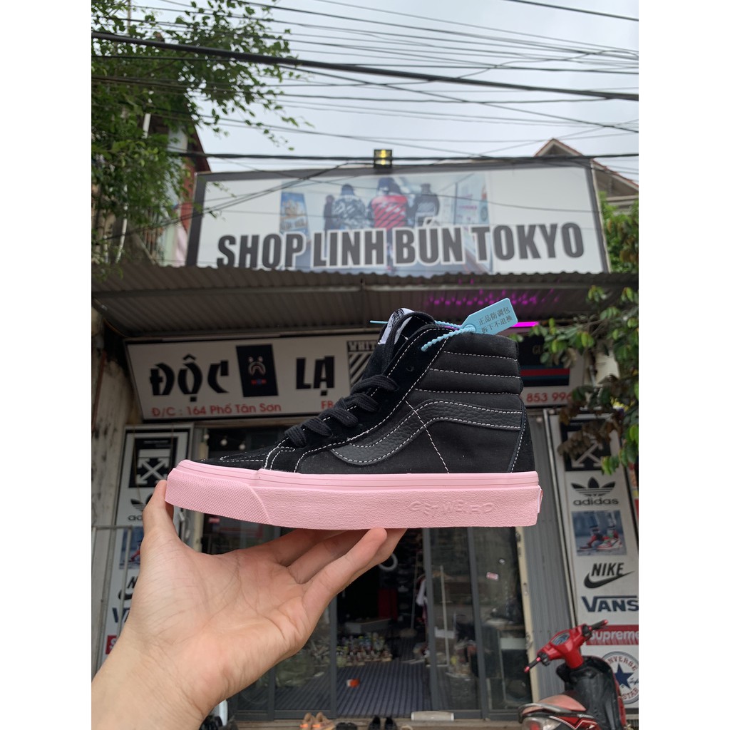 Giày Sneaker Vanss HiSK8 trưng bày hơi bụi thanh lý