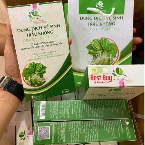 Dung Dịch Vệ Sinh Phụ Nữ Trầu Không Chage Perfect Chăm Sóc Vùng Da Nhạy Cảm 150ml