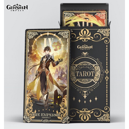 Bộ bài Tarot Genshin Impact 22 lá ẩn chính/56 lá ẩn phụ