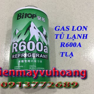 Gas lon Tủ Lạnh R600A 120g