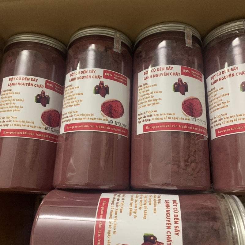 500g Bột củ dền đỏ sấy lạnh