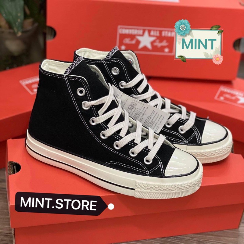 [Mã WAST5K giảm 5k đơn bất kỳ] (Video cận cảnh) Giày thể thao sneaker 1970 đen cao