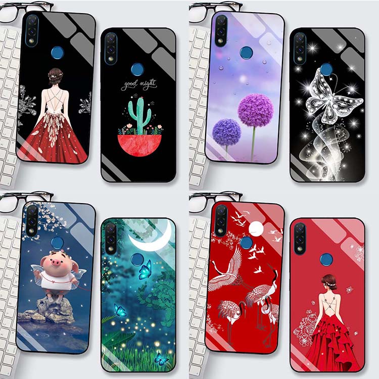 Ốp Lưng Vsmart Joy 2+ Lưng kính cường lực Sang Trọng, Sáng Bóng