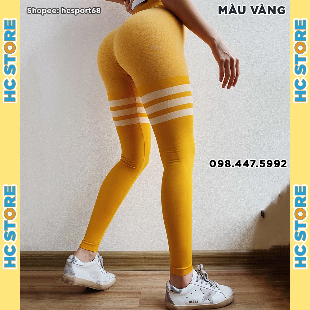 Quần Dài Tập Gym, Yoga QD06 Thời Trang Nữ, Lưng Cao, Siêu Co Giãn, Nâng Mông, Tôn Dáng - HcSport68