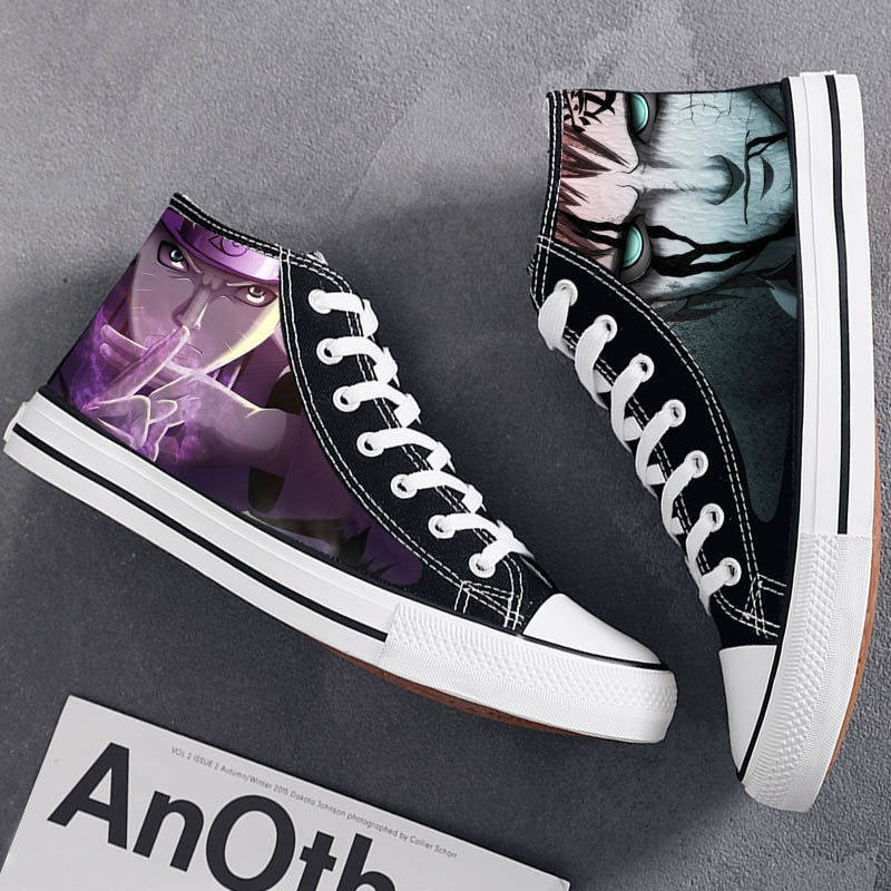 Naruto high-top casual graffiti phim hoạt hình giày nam tăng chiều cao | BigBuy360 - bigbuy360.vn