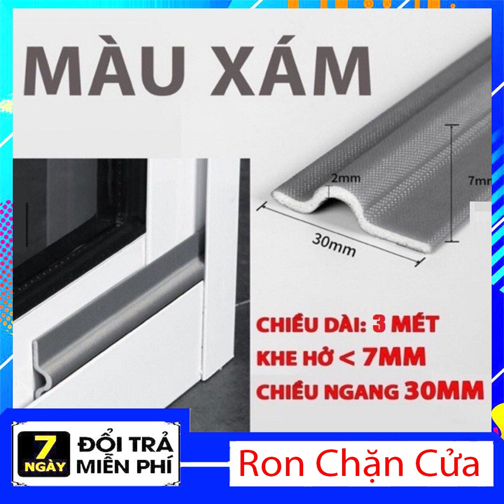 Cuộn 3m RON CHẶN KHE CỬA ĐA NĂNG Chống Gió Lùa, Ngăn Côn Trùng, Giảm Tiếng Ồn