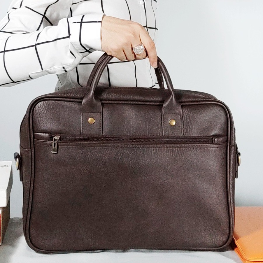 Túi đựng laptop, cặp da công sở Zenka nhiều ngăn sang trọng và lịch lãm | BigBuy360 - bigbuy360.vn