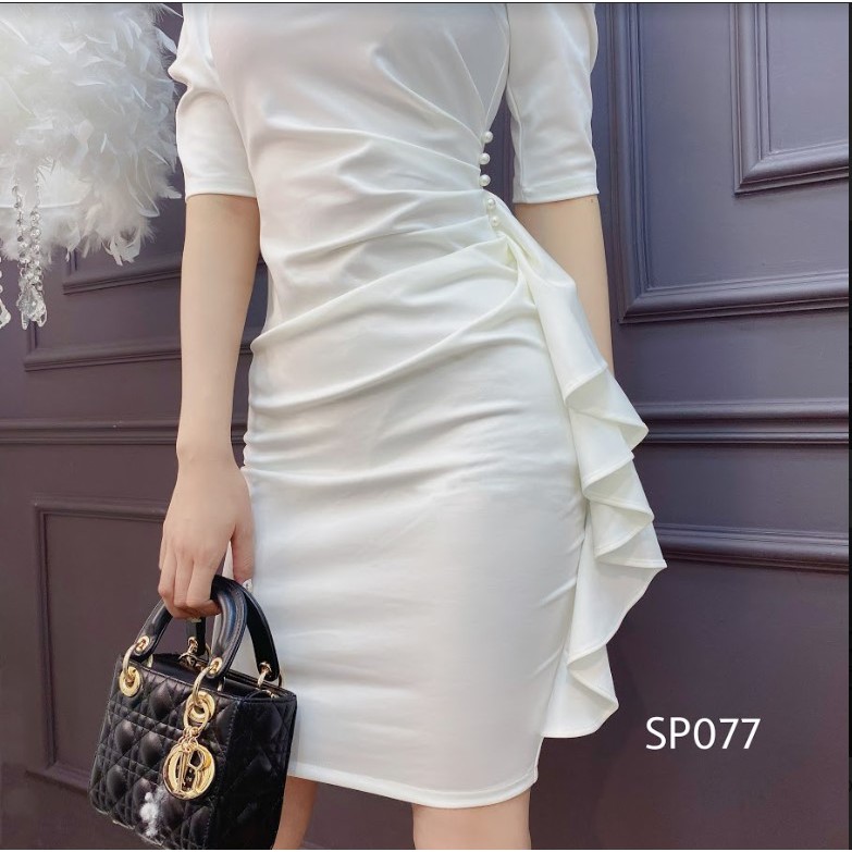 CRYS Váy body ngọc sườn, váy công sở, dự tiệc quyến rũ SP077 | BigBuy360 - bigbuy360.vn
