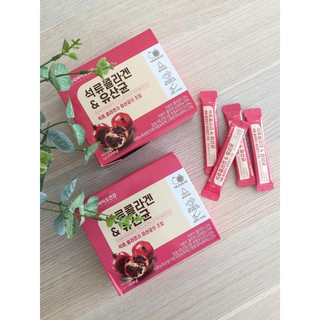 Bột COLLAGEN LỰU ĐỎ Hàn Quốc, đẹp da chống lão hóa