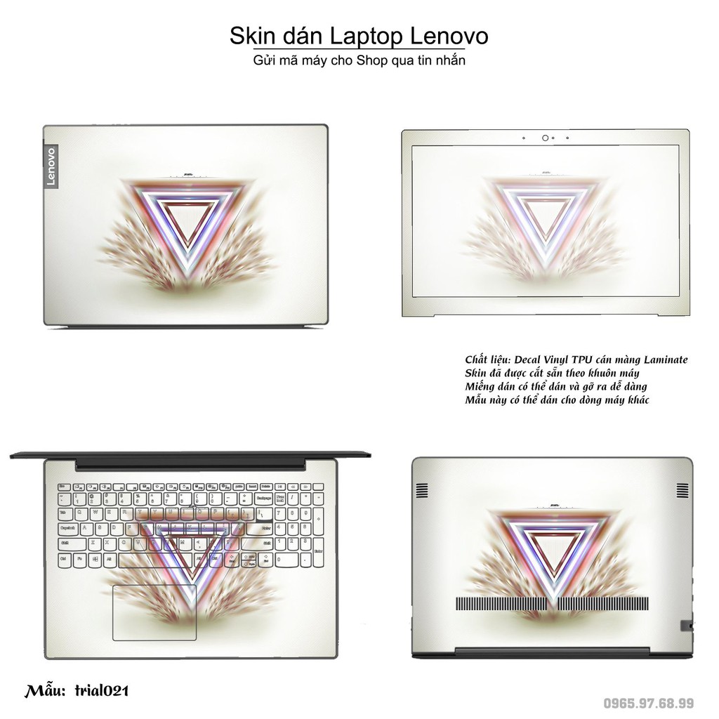 Skin dán Laptop Lenovo in hình Đa giác _nhiều mẫu 4 (inbox mã máy cho Shop)