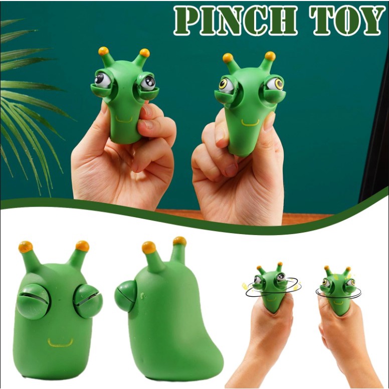 AMILA Đồ Chơi Xốp Squishy Giảm Stress Hình Bánh Sâu Dễ Thương Cho Bé