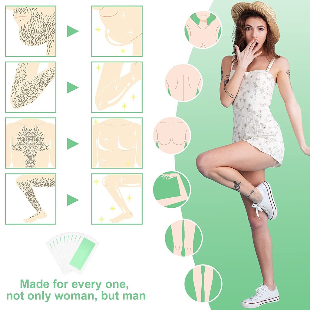 KOPYRROL 2PCS SáP Wax LôNg DùNg Cho Ria MéP Bikini MặT 10g