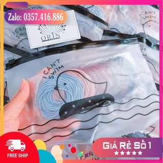 Set 100 thun buộc tóc nhiều màu túi zip
