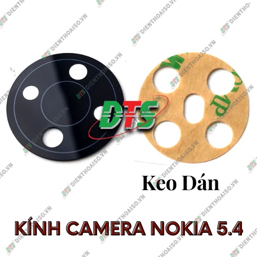 Mặt kính camera nokia 5.4 có sẵn keo dán